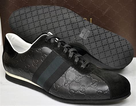 men black gucci shoes for sale|gucci guccissima men's shoes.